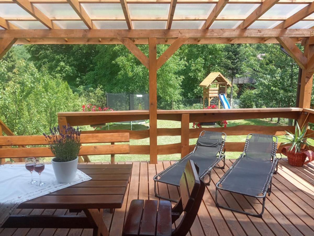 Dom W Gorach Przy Szlaku Villa Bystra  Bagian luar foto